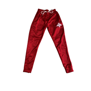 "BE BOLD" Red and White Pants